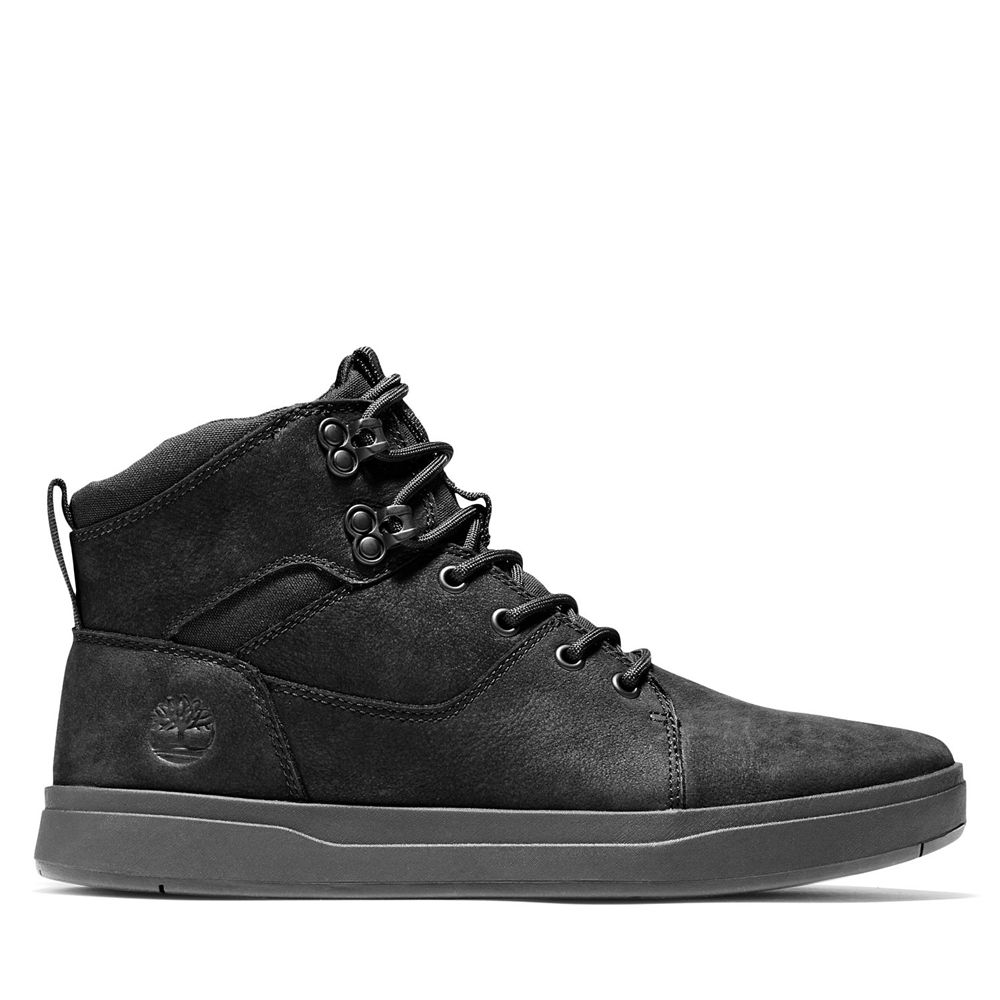 Botas de Seguridad Timberland Hombre Davis Square Negras - Chile DPT-519037